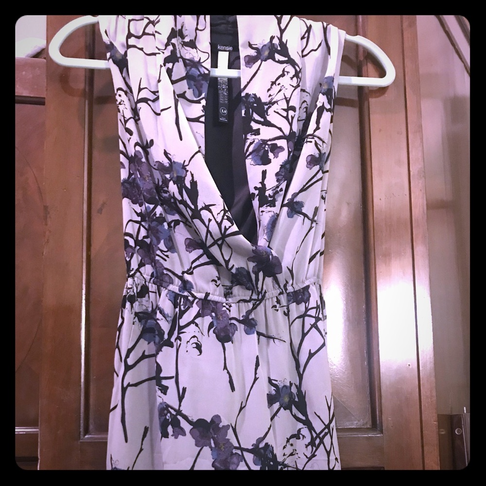 Lilac Floral Dress,  XS